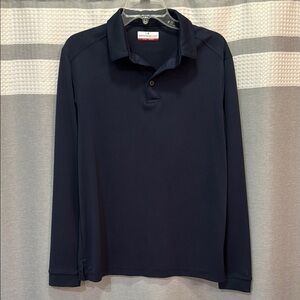 Grand Slam Dark Blue Long Sleeve Polo Shirt